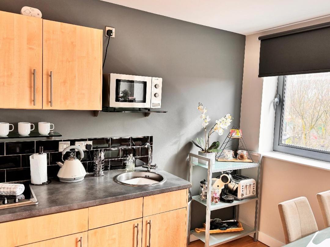 Perfectly Located City Centre Studio Apartment - West One With Free Wifi, Gym Access, Netflix Sheffield Buitenkant foto