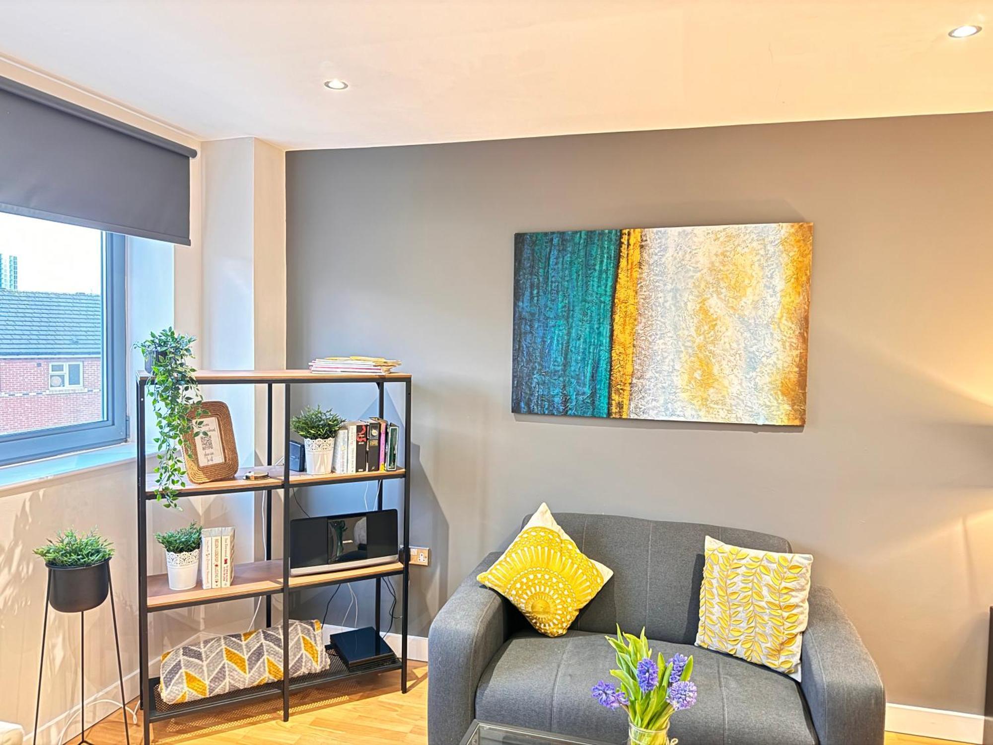 Perfectly Located City Centre Studio Apartment - West One With Free Wifi, Gym Access, Netflix Sheffield Buitenkant foto